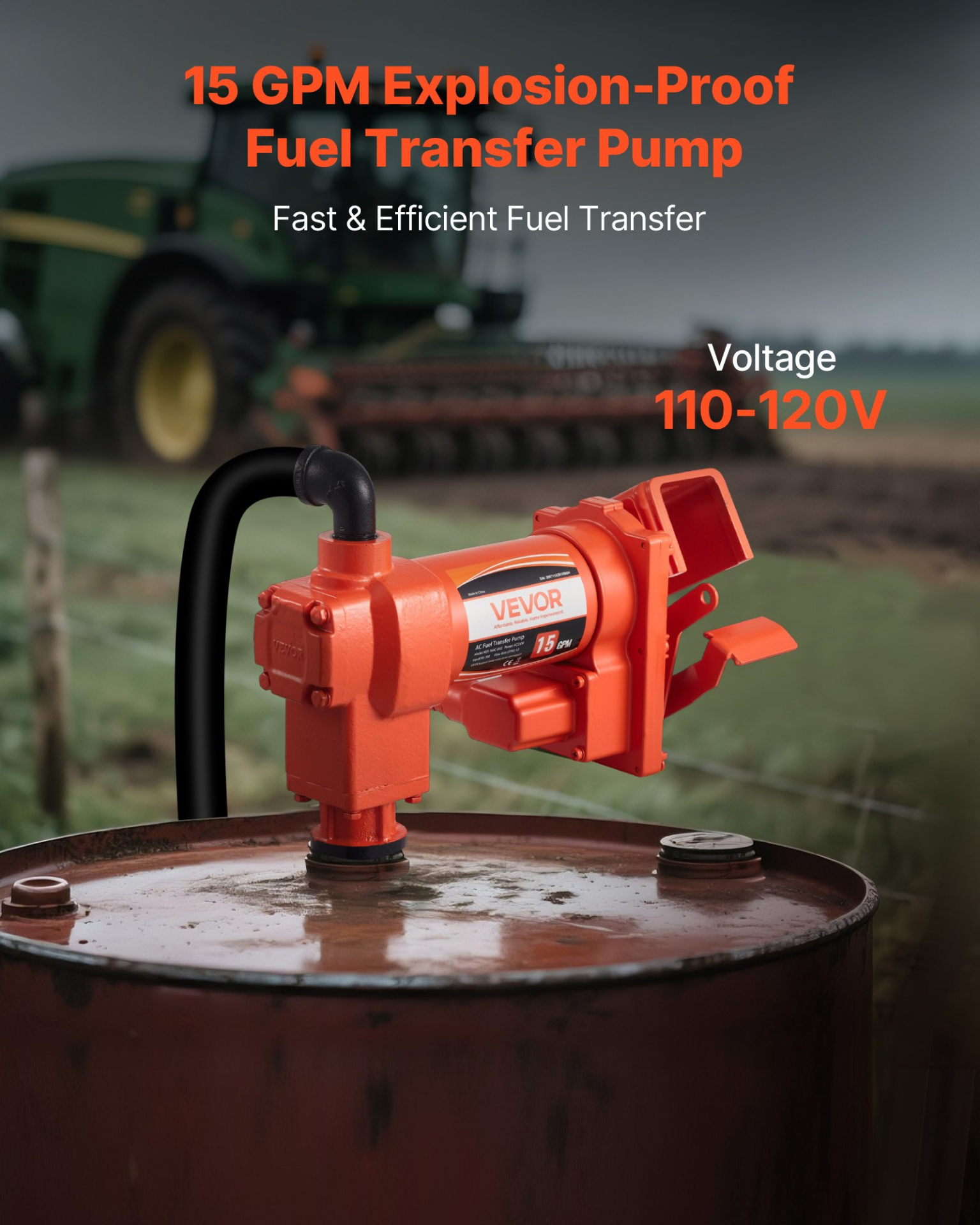 Bomba de transferencia de combustible de 110 V | VEVOR