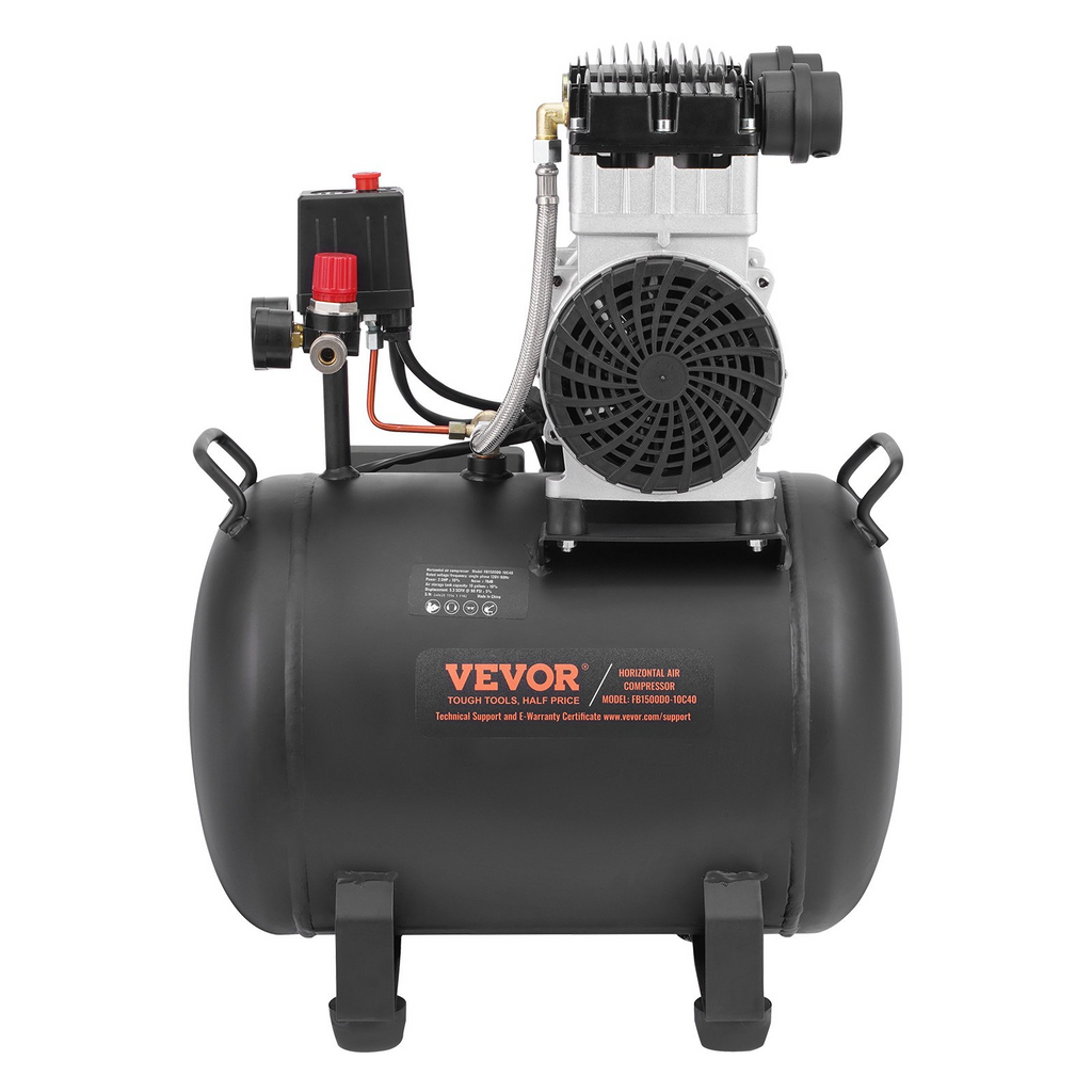 Compresor de aire, tanque de acero de 10 galones | VEVOR