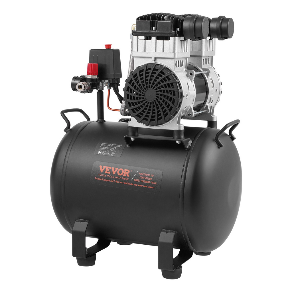 Compresor de aire, tanque de acero de 10 galones | VEVOR
