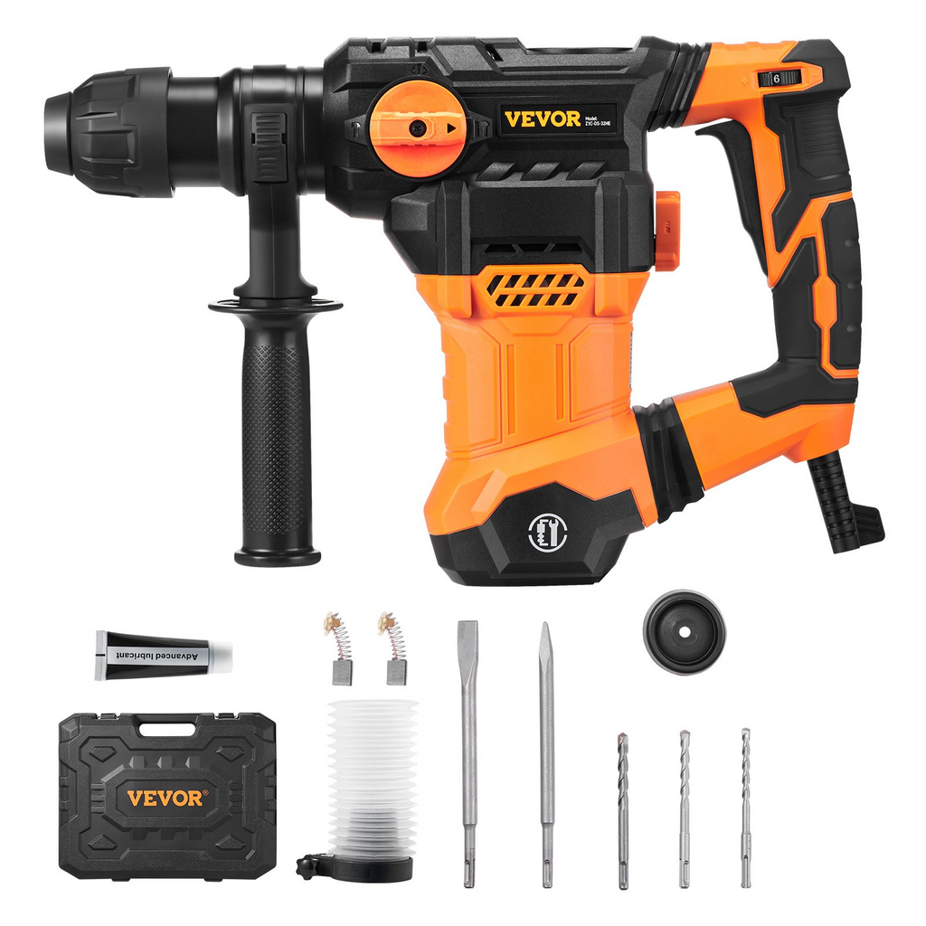 Taladro percutor rotativo de 1-1/4 pulgadas SDS-Plus | VEVOR