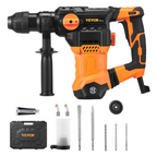 Taladro percutor rotativo de 1-1/4 pulgadas SDS-Plus | VEVOR