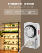 Estantería para plantas con luz de cultivo | VEVOR