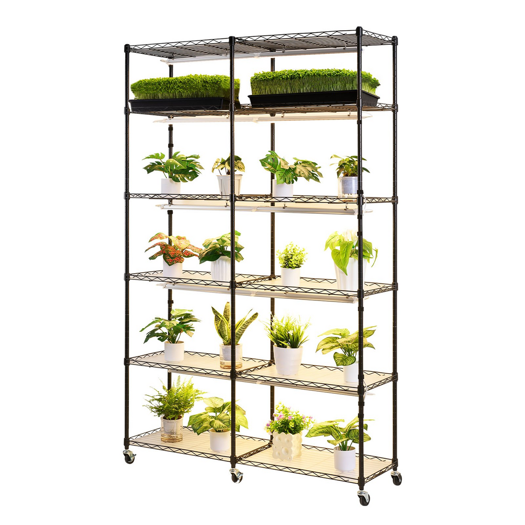 Estantería para plantas con luz de cultivo | VEVOR