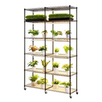 Estantería para plantas con luz de cultivo | VEVOR