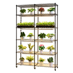 Estantería para plantas con luz de cultivo | VEVOR
