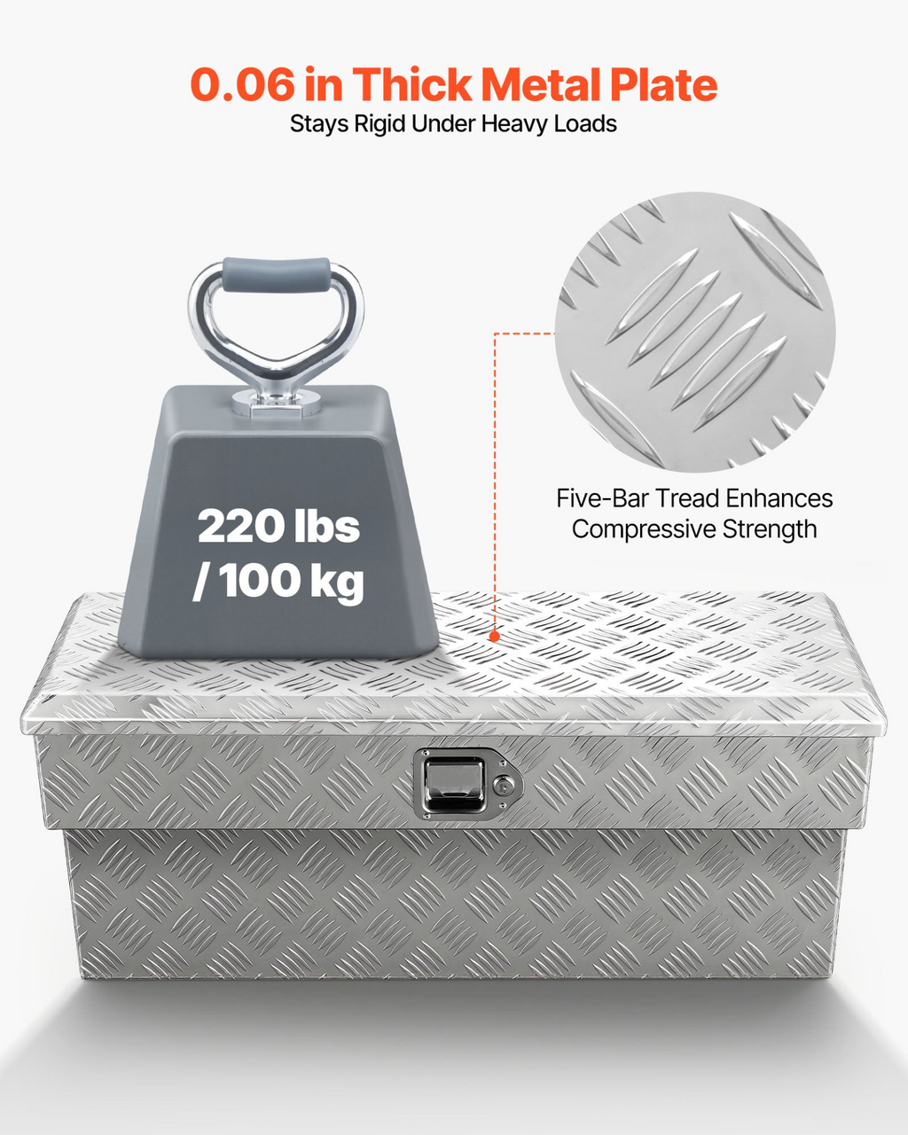 Caja de herramientas para caja de camioneta | VEVOR