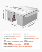 Caja de herramientas para caja de camioneta, 100 kg | VEVOR