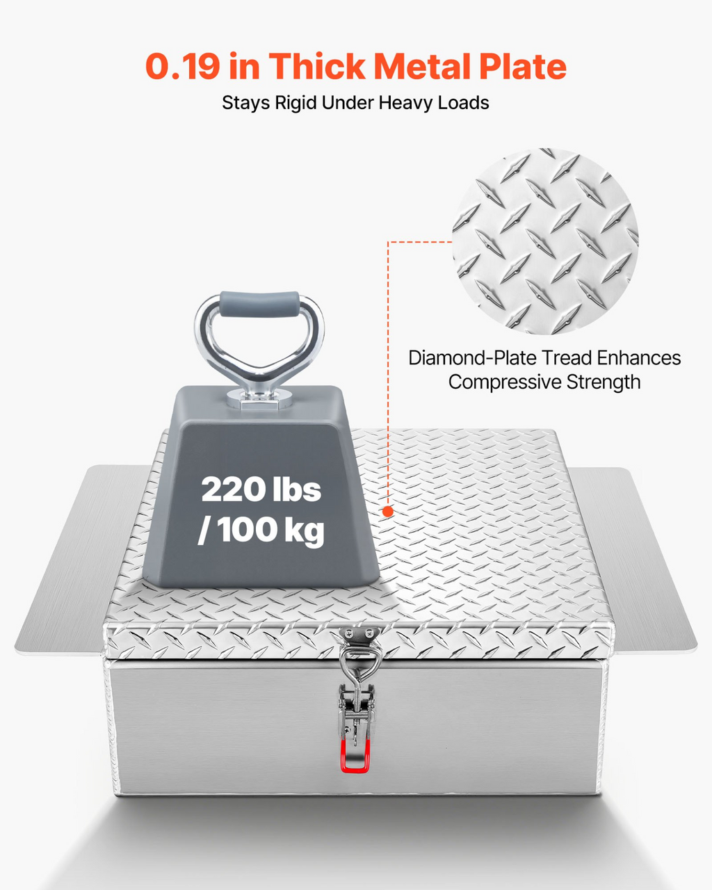 Caja de herramientas para caja de camioneta CZGJX22INC | VEVOR