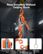 Polipasto de cadena manual, capacidad de 6T 13200LBS | VEVOR