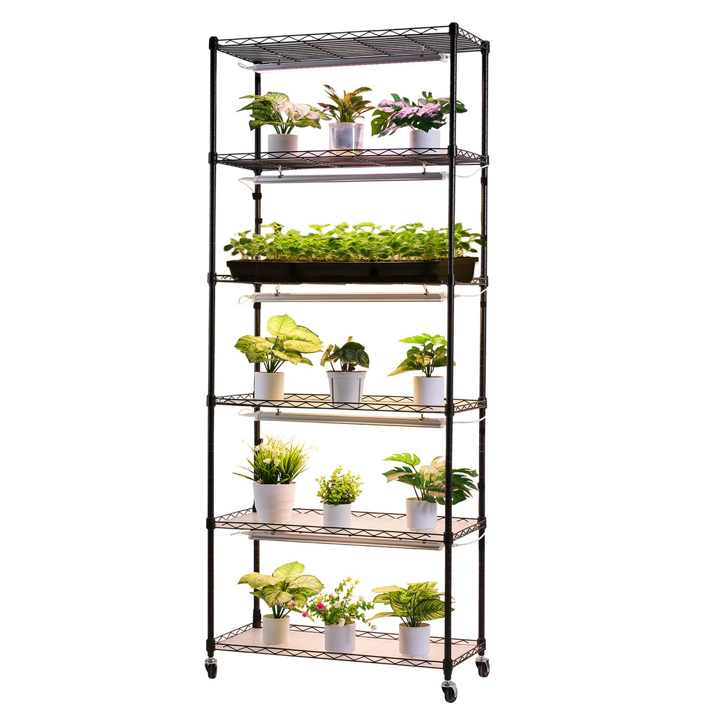 Estante para plantas con luz de cultivo | VEVOR