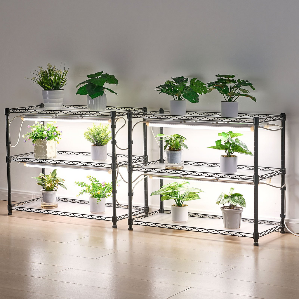 Estantería para plantas DIY con luces de cultivo | VEVOR