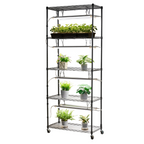 Estantería para plantas DIY con luces de cultivo | VEVOR