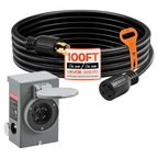 Cable de alimentación y caja de entrada de corriente | VEVOR