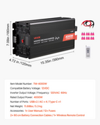 Inversor de potencia de 4000 W