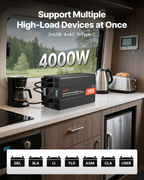 Inversor de potencia de 4000 W, 12 V