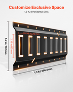 Kit de rieles de amarre E-Track | VEVOR