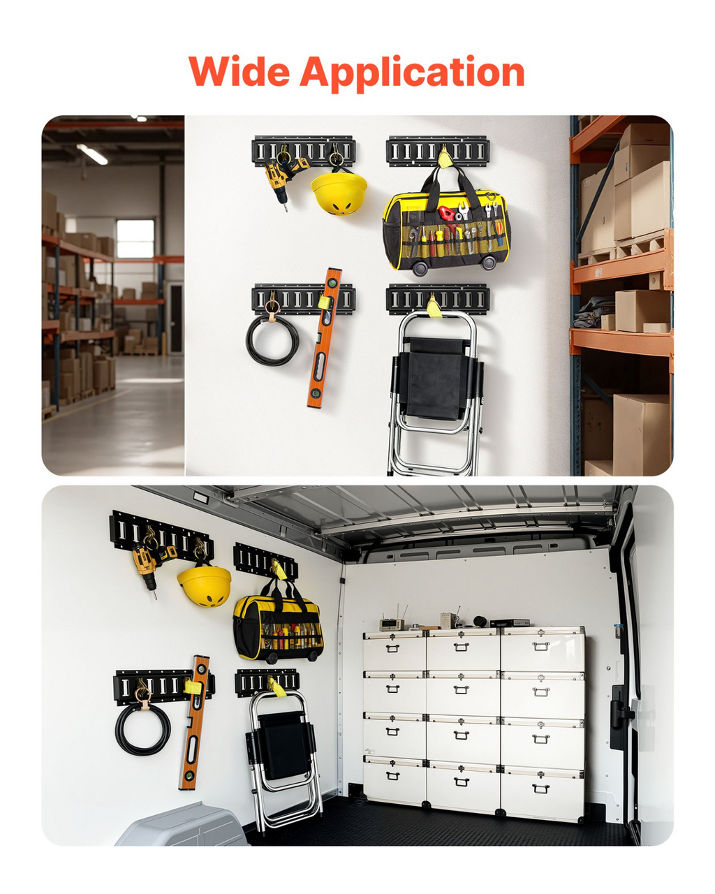 Kit de rieles de amarre E-Track | VEVOR