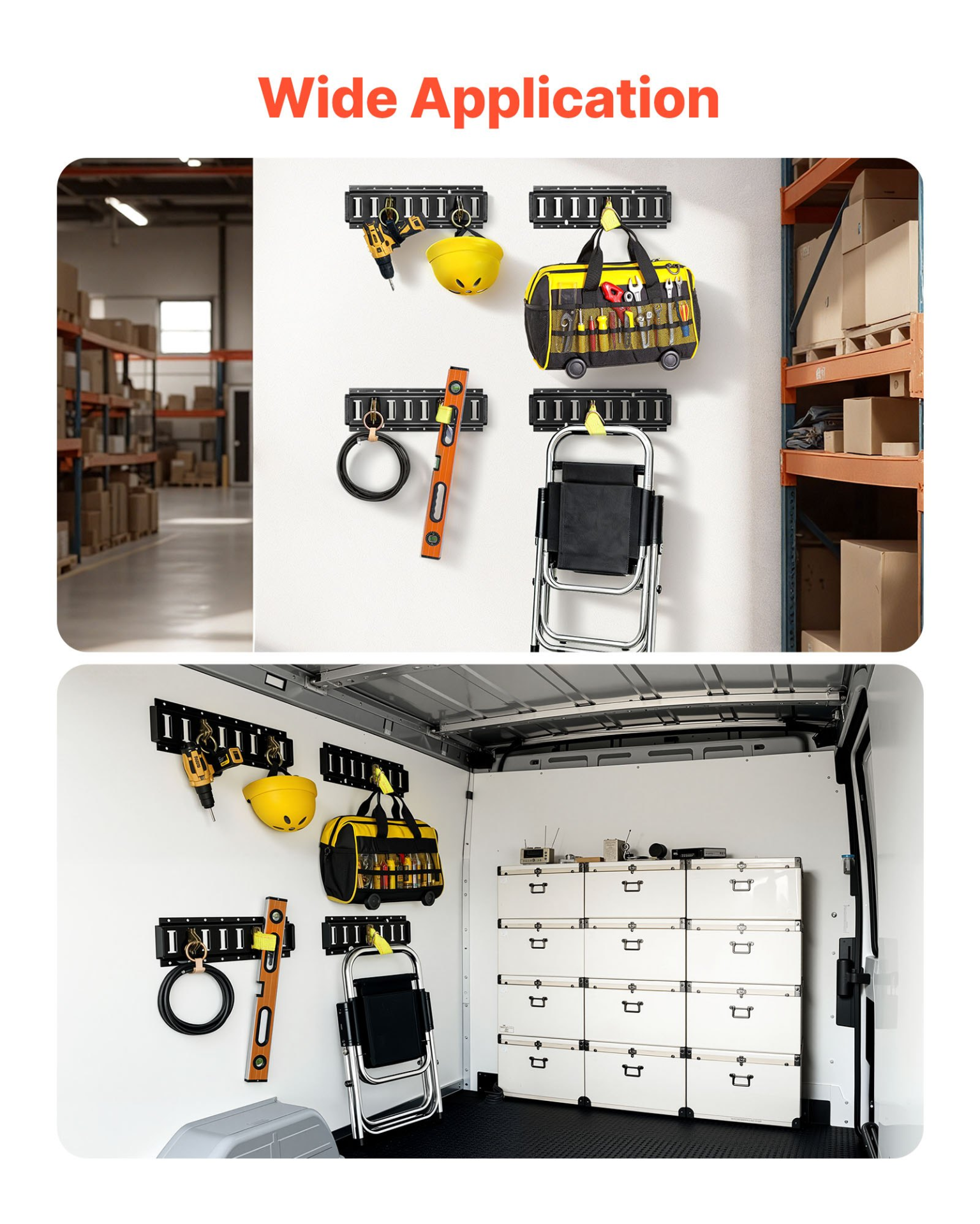 Kit de rieles de amarre E-Track | VEVOR
