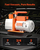 Bomba de vacío, 7 CFM, 3/4 HP, para R134a, R22