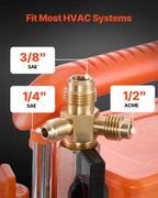 Bomba de vacío, 7 CFM, 3/4 HP, para R134a, R22