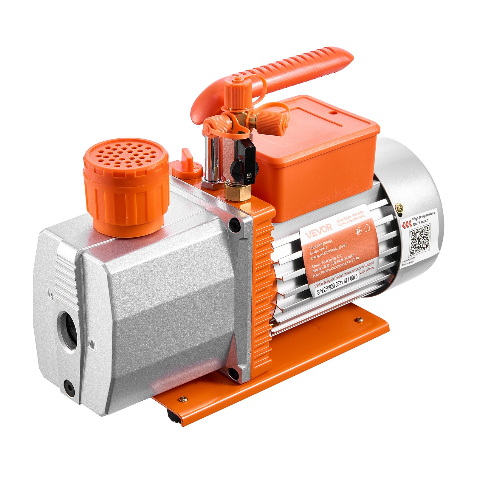 Bomba de vacío, 7 CFM, 3/4 HP, para R134a, R22