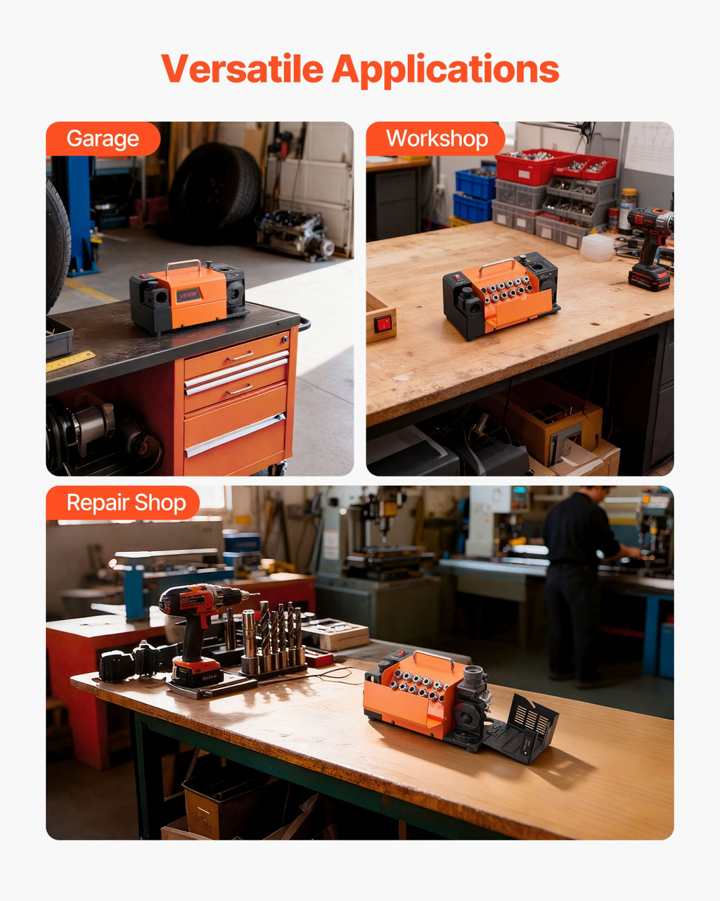 Afilador de brocas MR-13B+