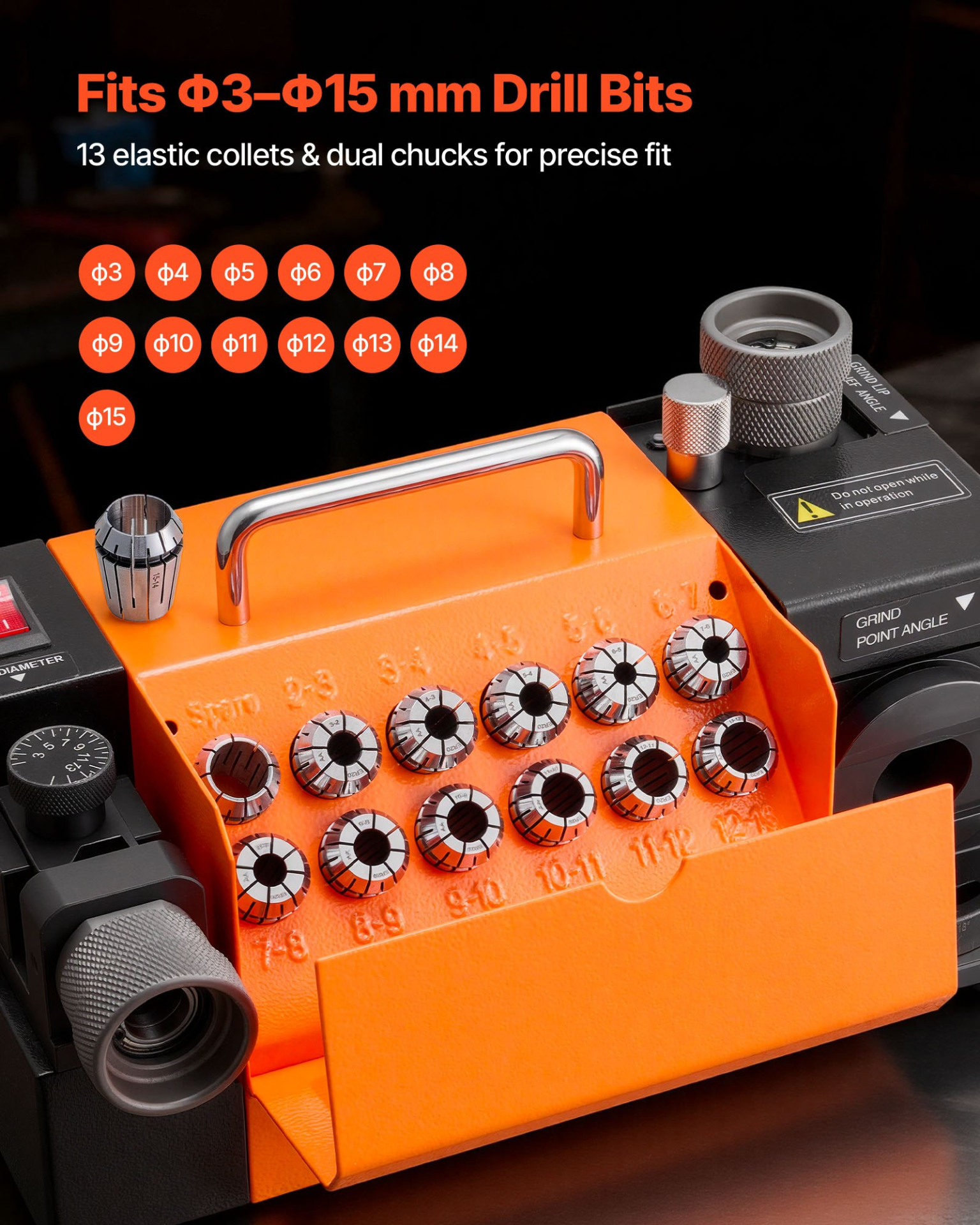 Afilador de brocas MR-13A+