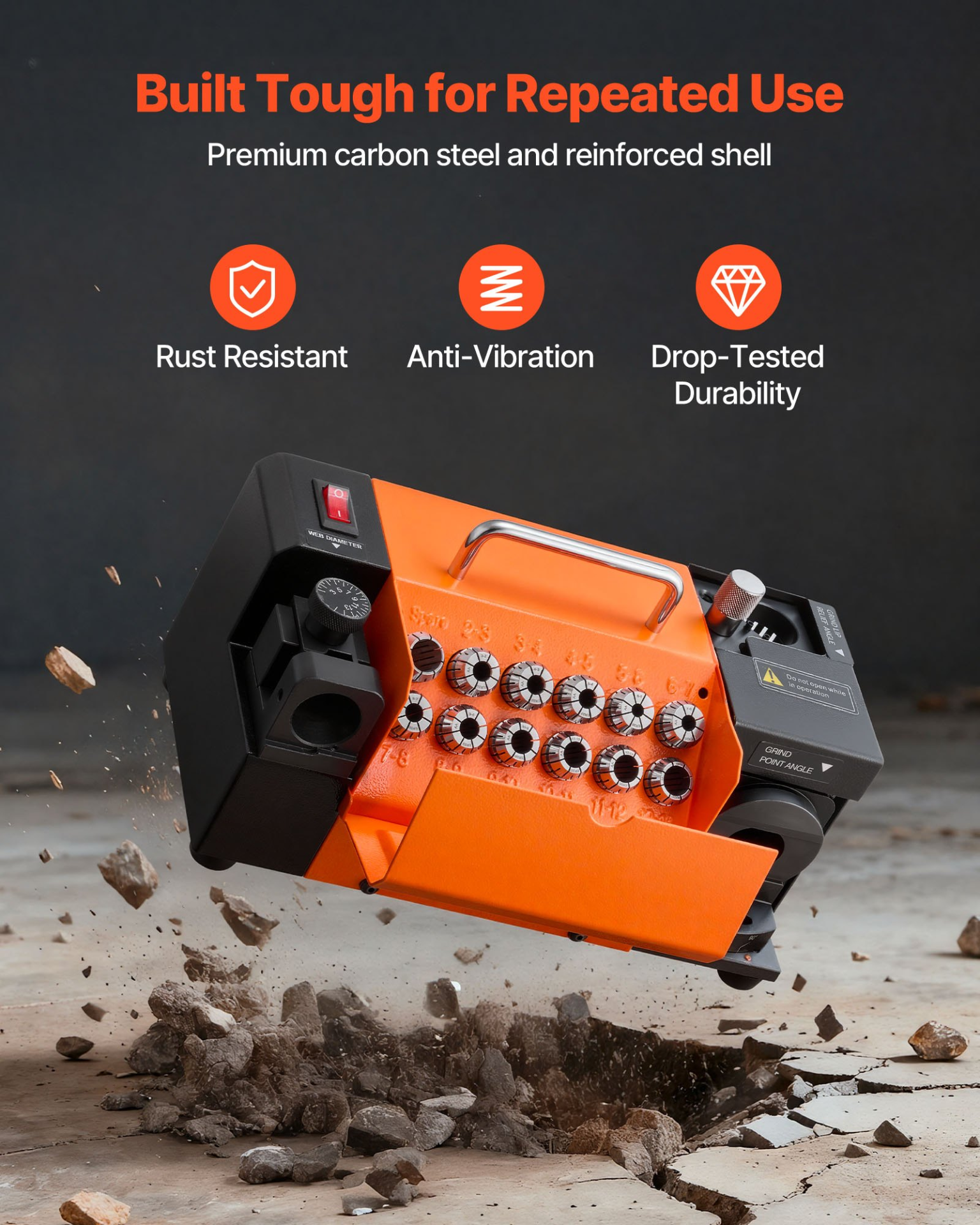Afilador de brocas MR-13A+
