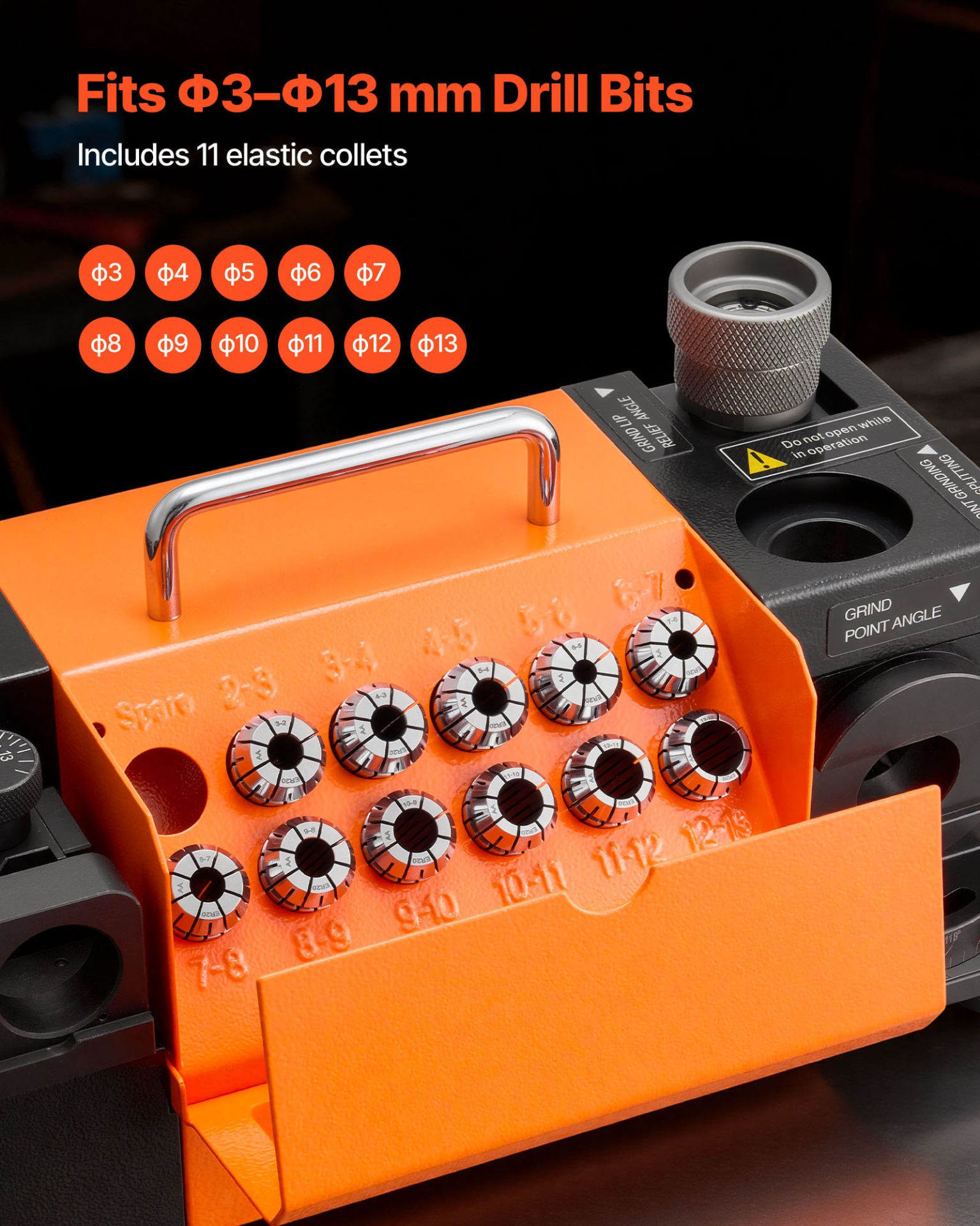 Afilador de brocas MR-13D