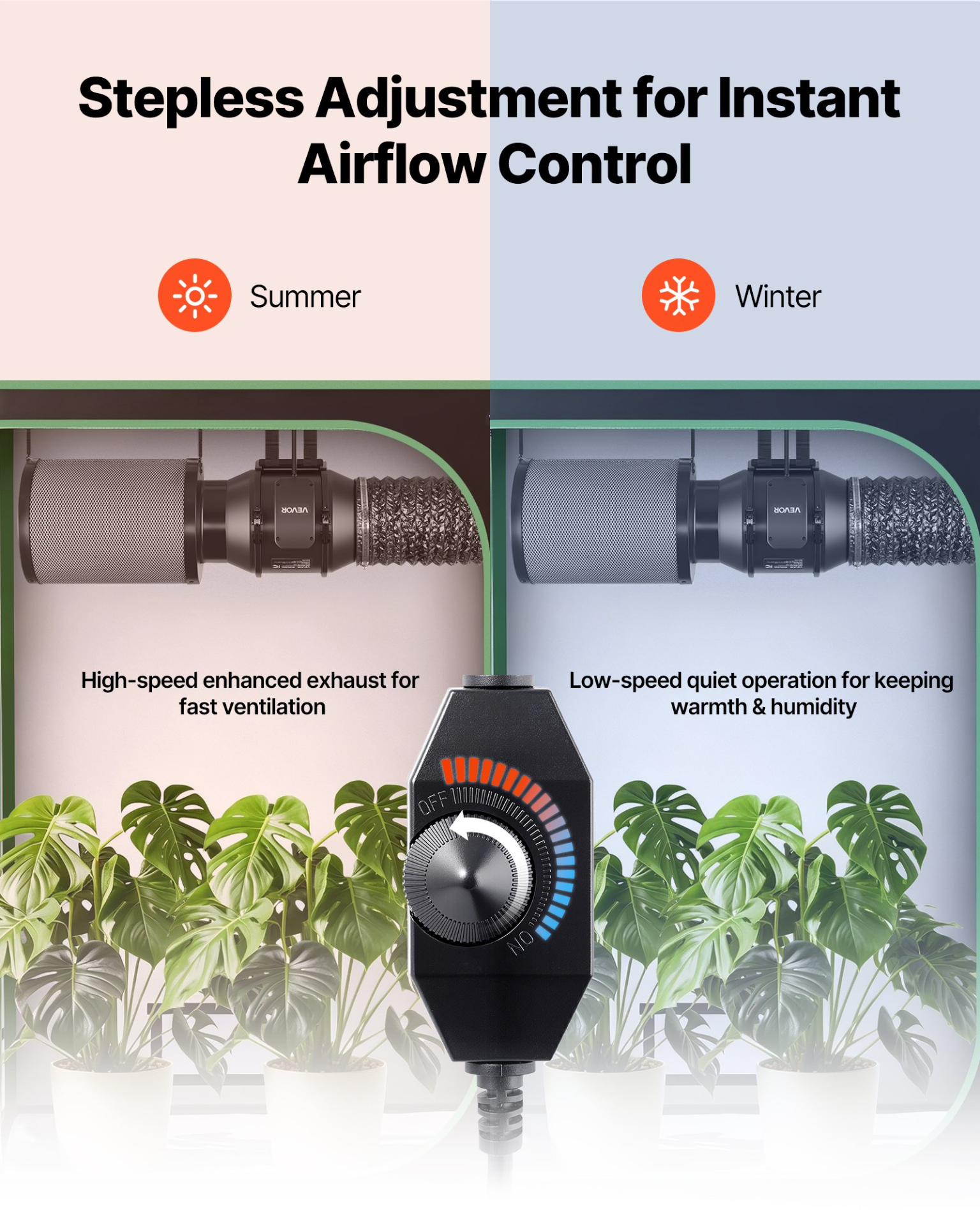Kit de filtración de aire de 6" | VEVOR