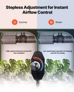 Kit de filtración de aire de 8" | VEVOR