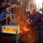 Fragua portátil de propano, 3 quemadores, 1370 °C | VEVOR