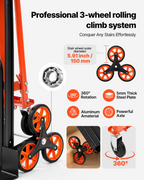 Carro industrial convertible 3 en 1 para subir escaleras | VEVOR