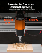 Fresadora CNC, husillo de 500 W | VEVOR