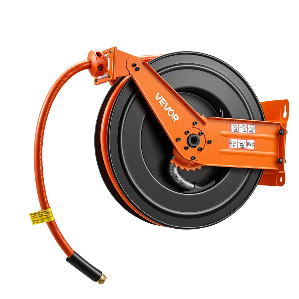 Carrete de manguera de aire retráctil KQRGJPMGKF | VEVOR