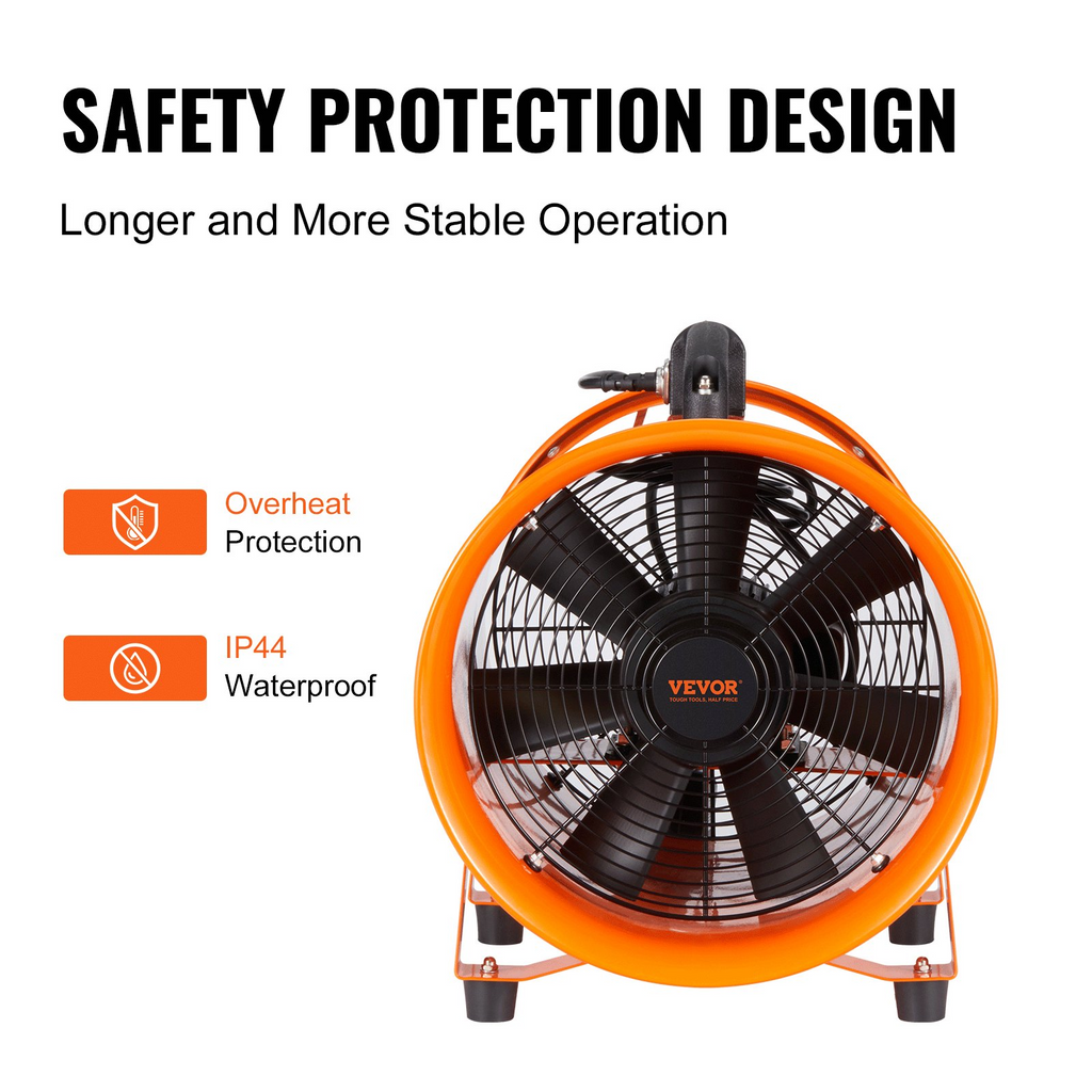 Ventilador portátil, 16 pulgadas | VEVOR