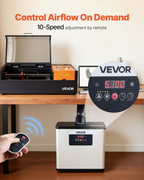 Extractor de humos de soldadura, 510 m³ | VEVOR