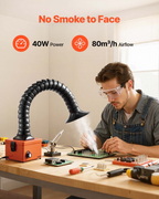 Extractor de humos de soldadura, 40 W | VEVOR