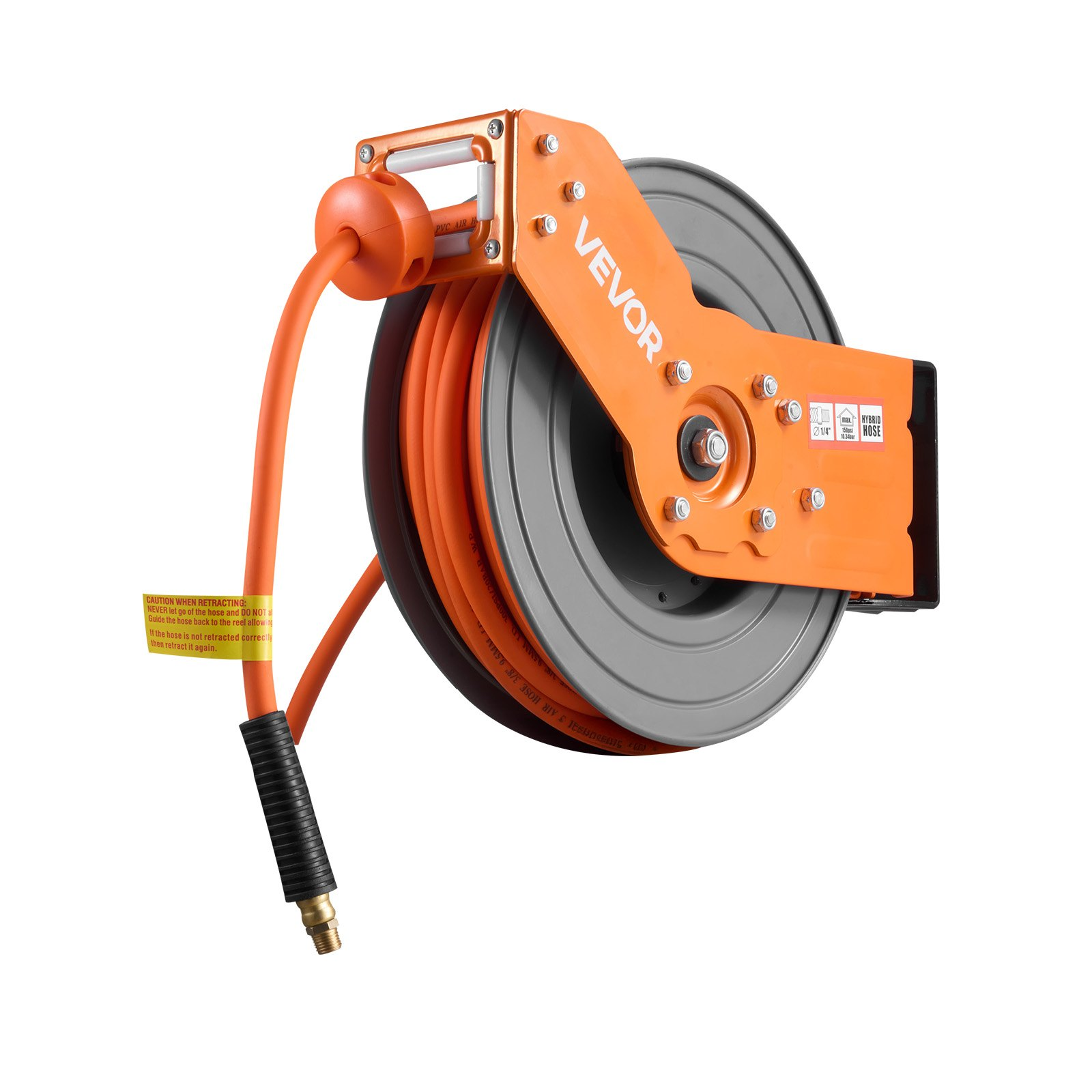 Carrete de manguera de aire retráctil KQRGJPMGKF | VEVOR