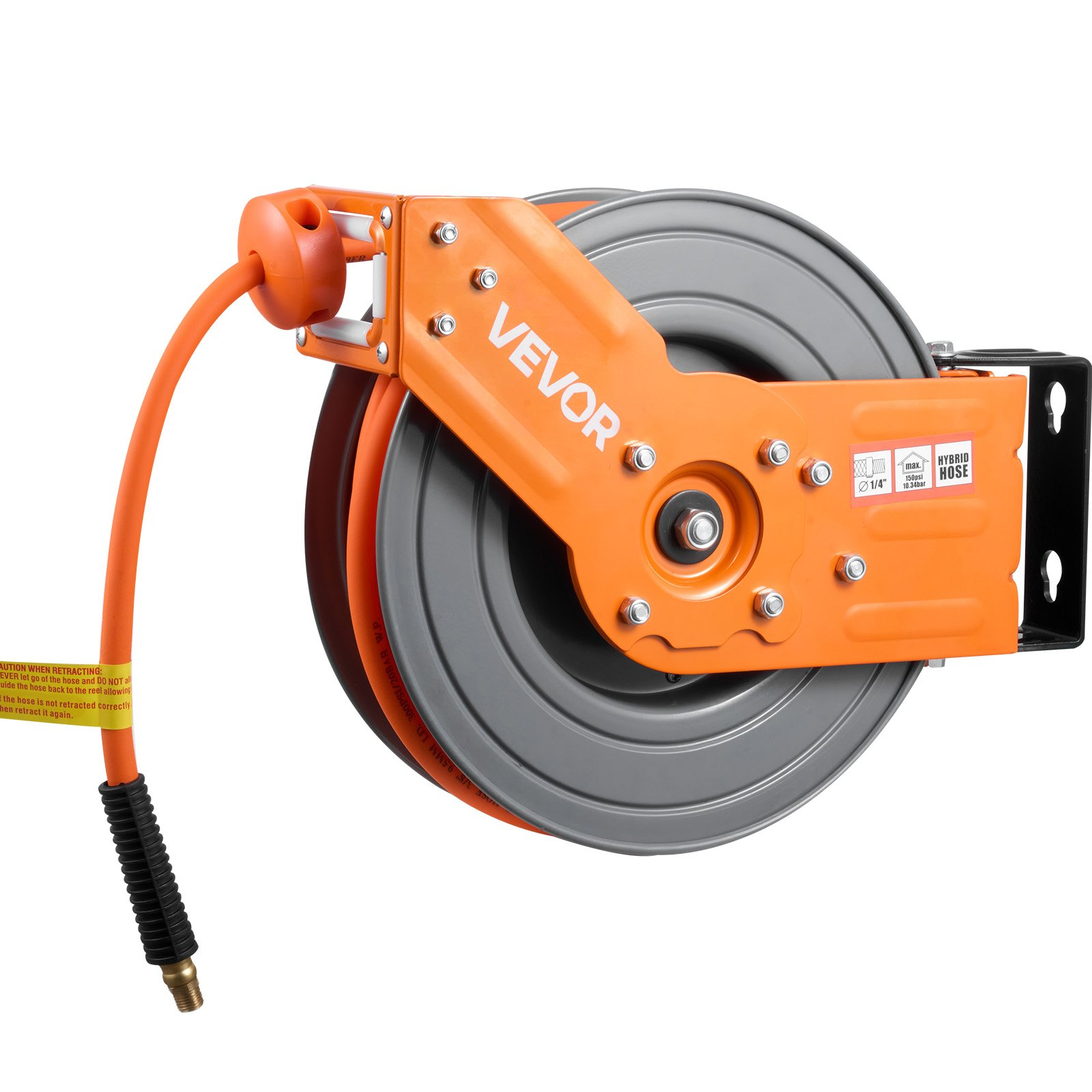 Carrete de manguera de aire retráctil KQRGJPMGKF | VEVOR