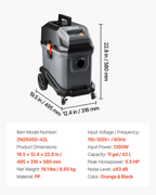 Aspiradora industrial | VEVOR