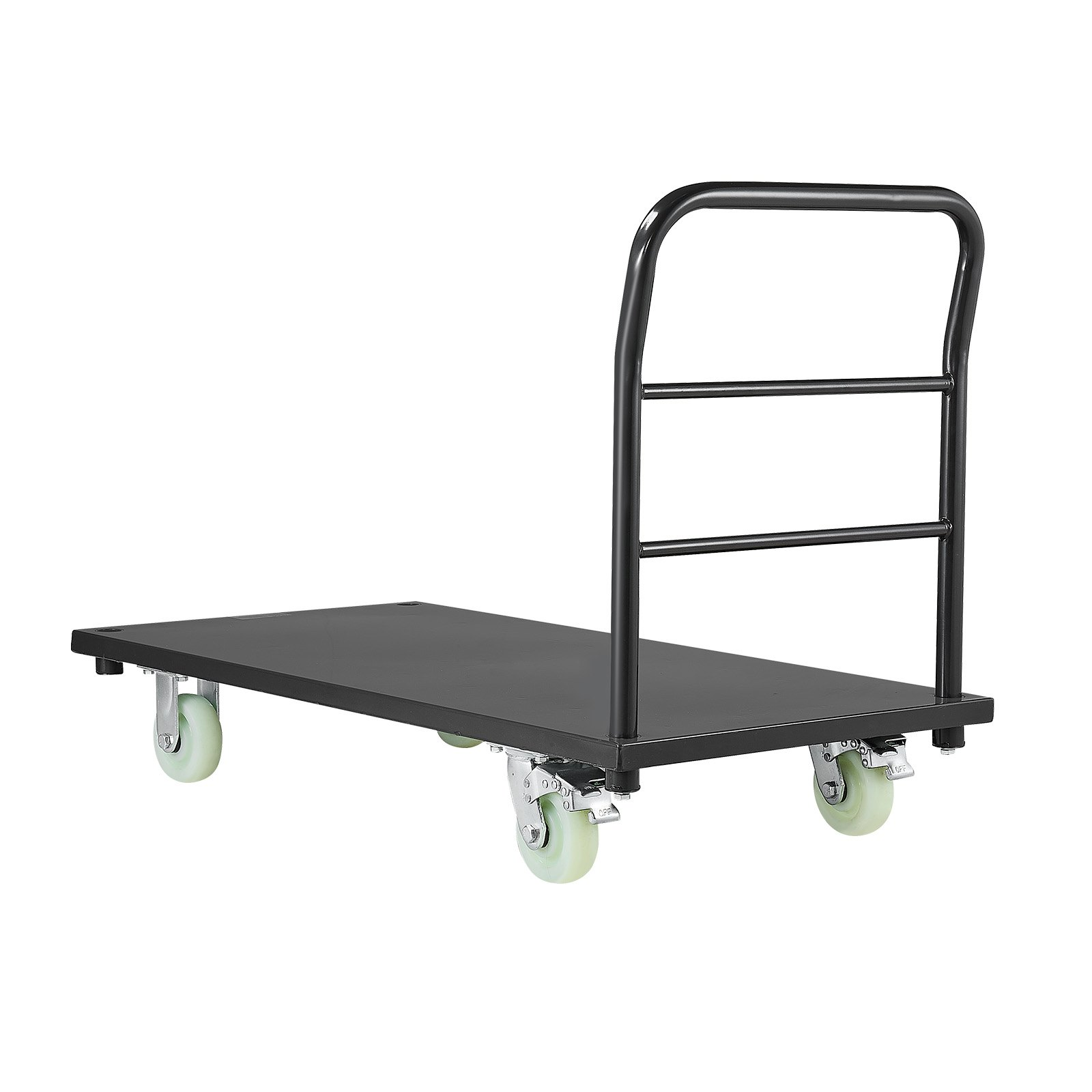 CARRITO de plataforma resistente, capacidad de 2000 lb