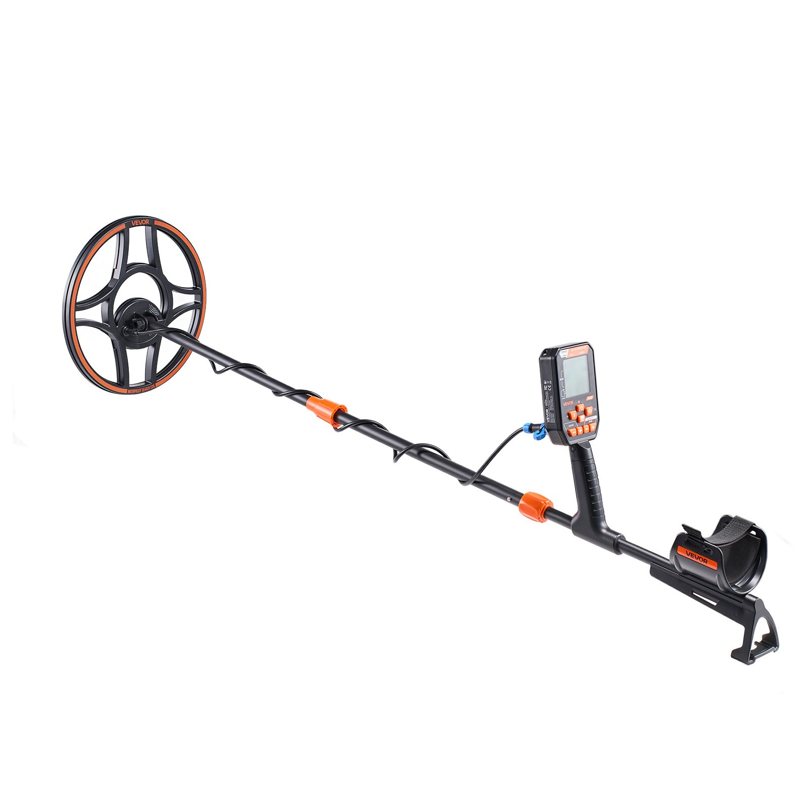 Detector de metales impermeable, 12", 7 modos | VEVOR