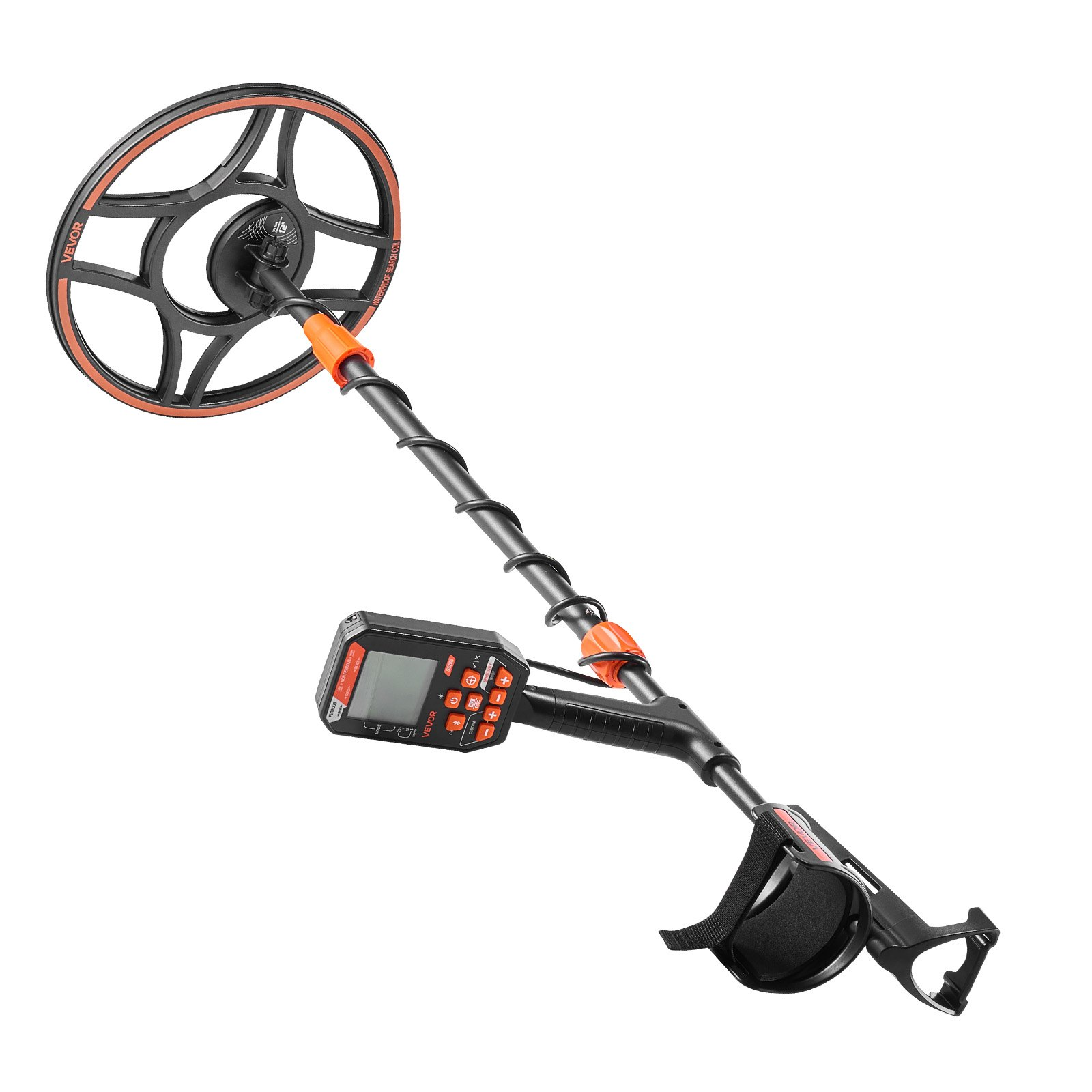 Detector de metales impermeable, 12", 7 modos | VEVOR
