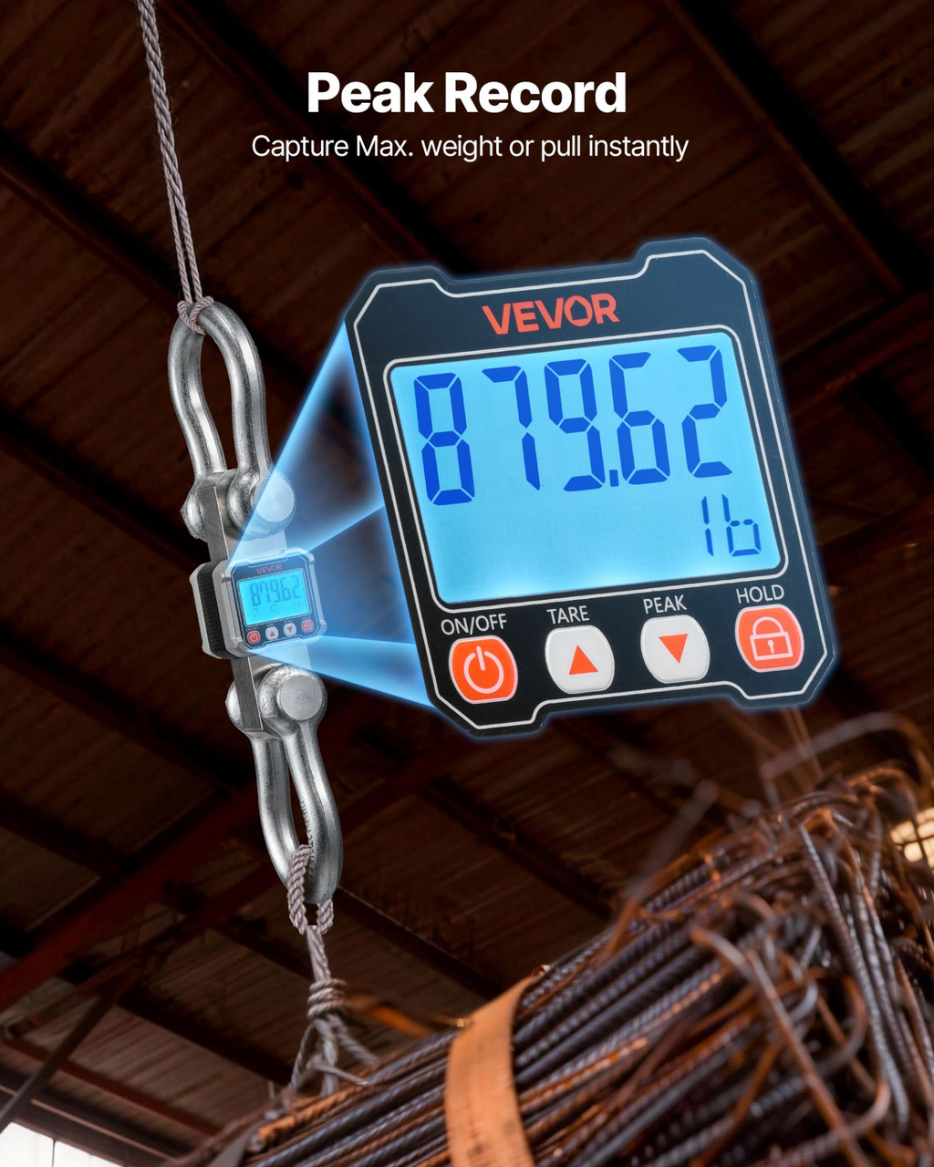 Balanza digital para grúa ZXDCDZK100 | VEVOR