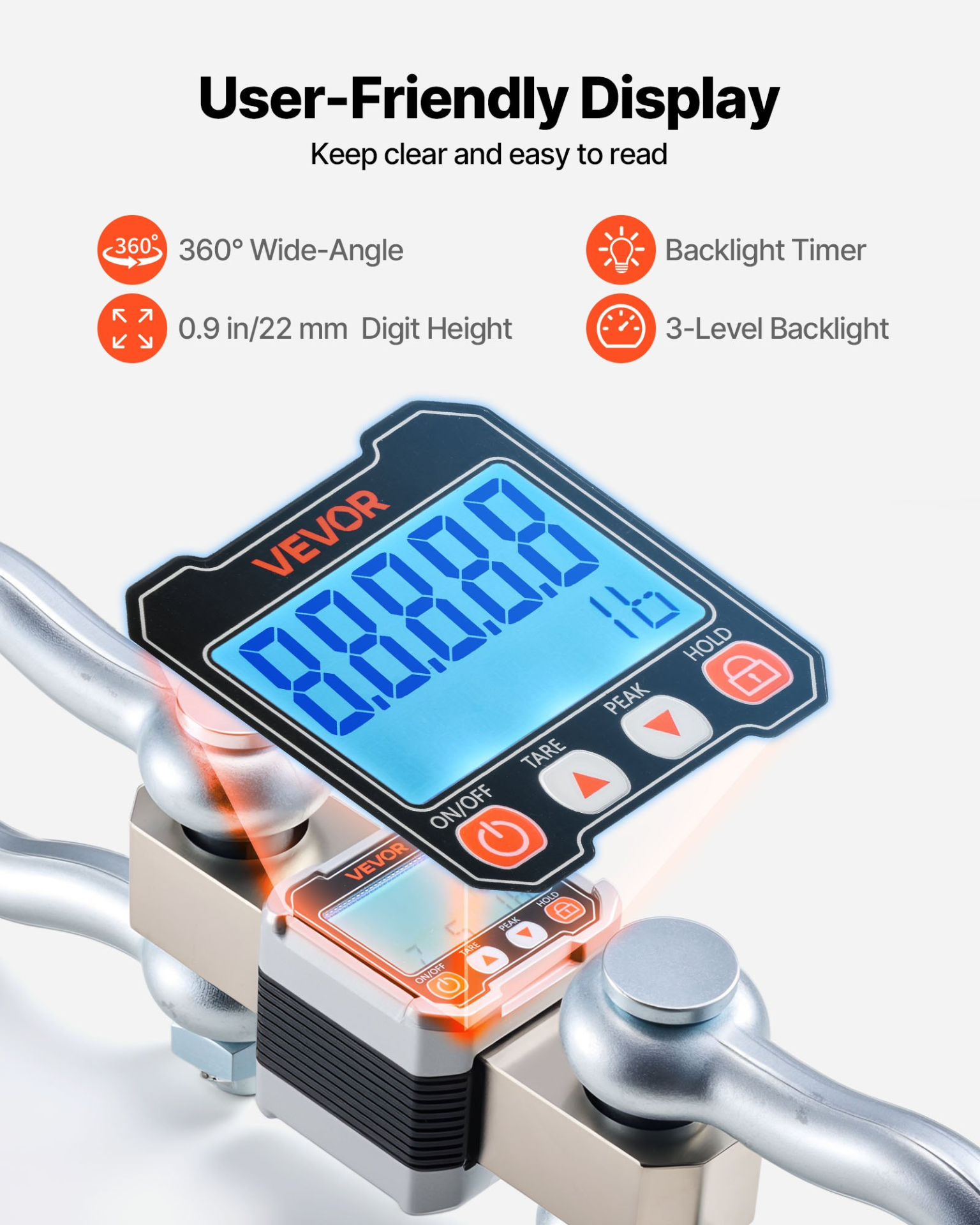 Balanza digital para grúa ZXDCDZK100 | VEVOR