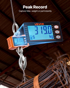 Balanza digital para grúa, 2000 kg | VEVOR
