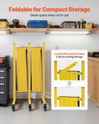 Barricadas de seguridad industriales dobles extensibles SSWL1PCSWL | VEVOR