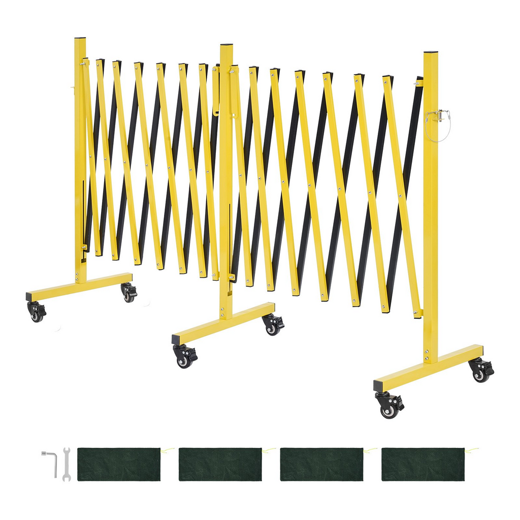Barricadas de seguridad industriales dobles extensibles SSWL1PCSWL | VEVOR