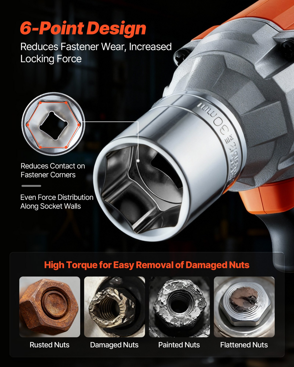 Juego de herramientas mecánicas, kit de 253 piezas | VEVOR